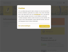 Tablet Screenshot of flevoland.fietsersbond.nl