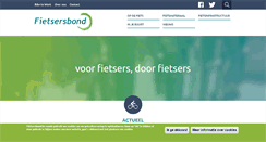 Desktop Screenshot of fietsersbond.be