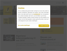 Tablet Screenshot of haagseregio.fietsersbond.nl