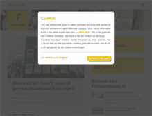 Tablet Screenshot of apeldoorn.fietsersbond.nl